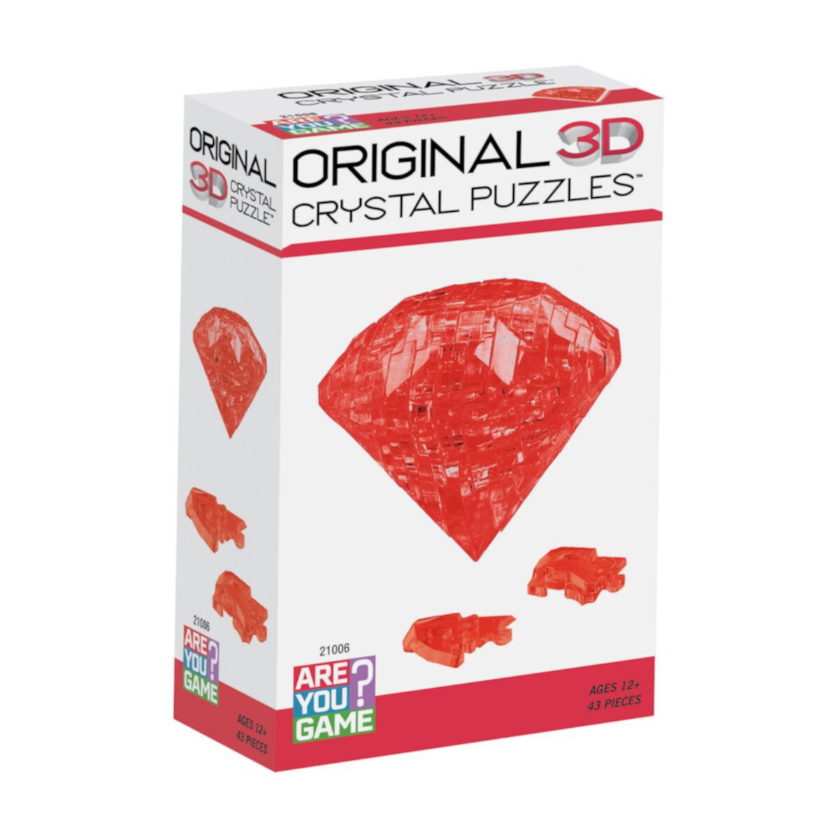 3D Crystal Puzzle - Рубин Areyougame
