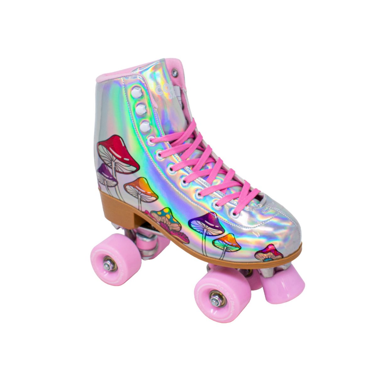 Женские роликовые коньки Cosmic Skates Mood с грибным принтом Cosmic Skates