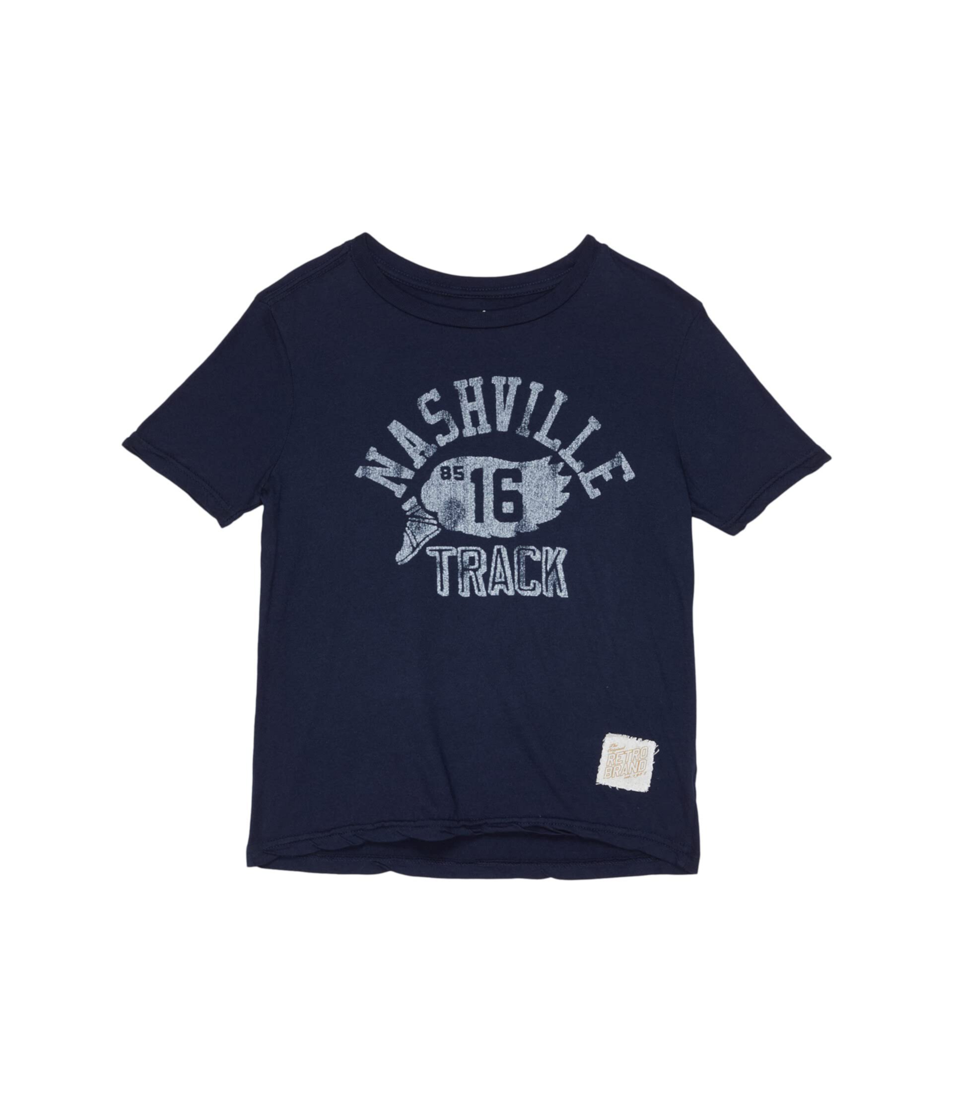 Детская Футболка The Original Retro Brand Kids 100% Cotton Nashville Track Crew Neck Tee The Original Retro Brand Kids