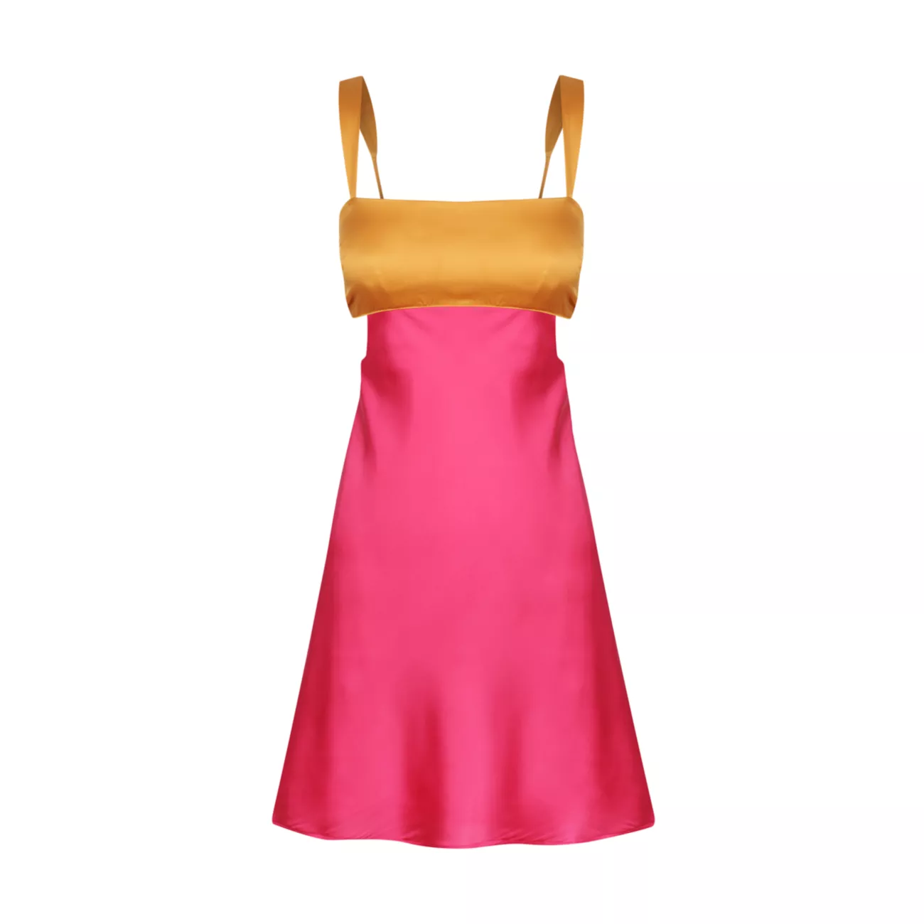 Двухцветное мини-платье Honeydew Hansen + Gretel