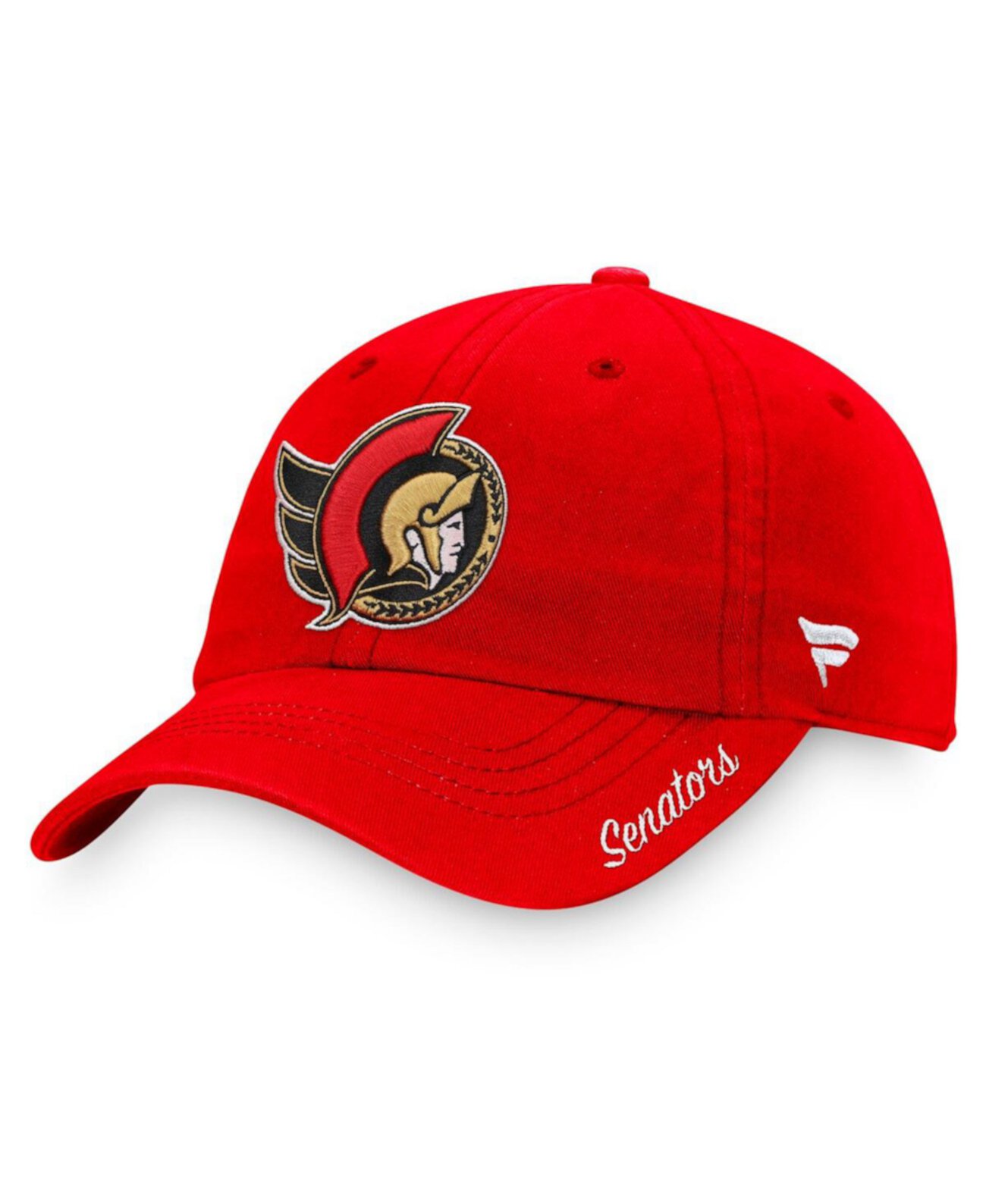 Женская красная регулируемая кепка с логотипом Ottawa Senators Fanatics