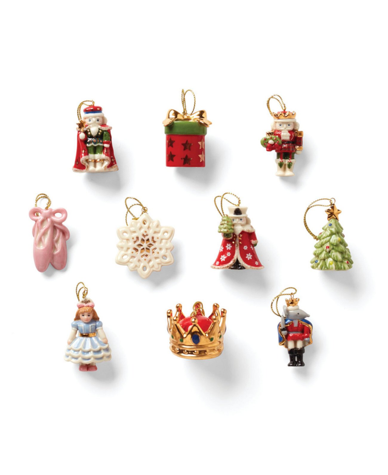 The Nutcracker Ornament, Set of 10 Lenox