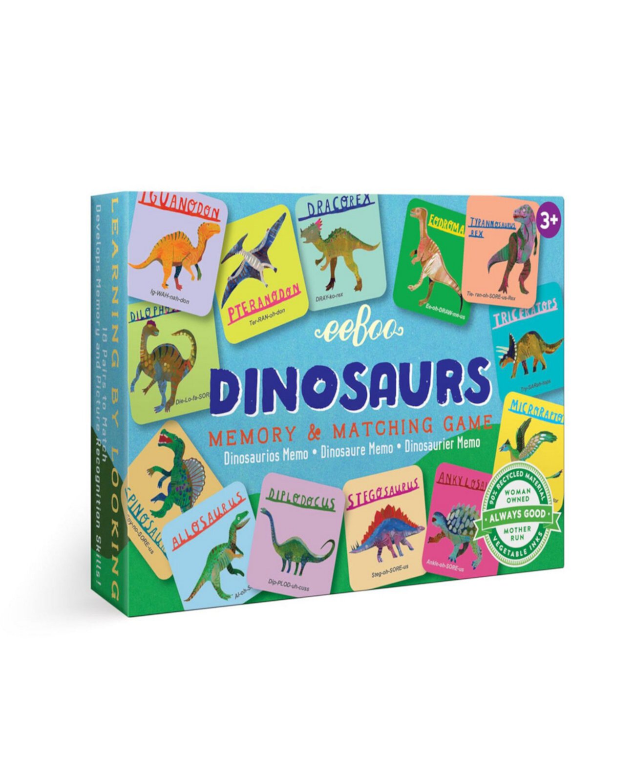 Динозавры: маленькая память и игра на совпадение EeBoo