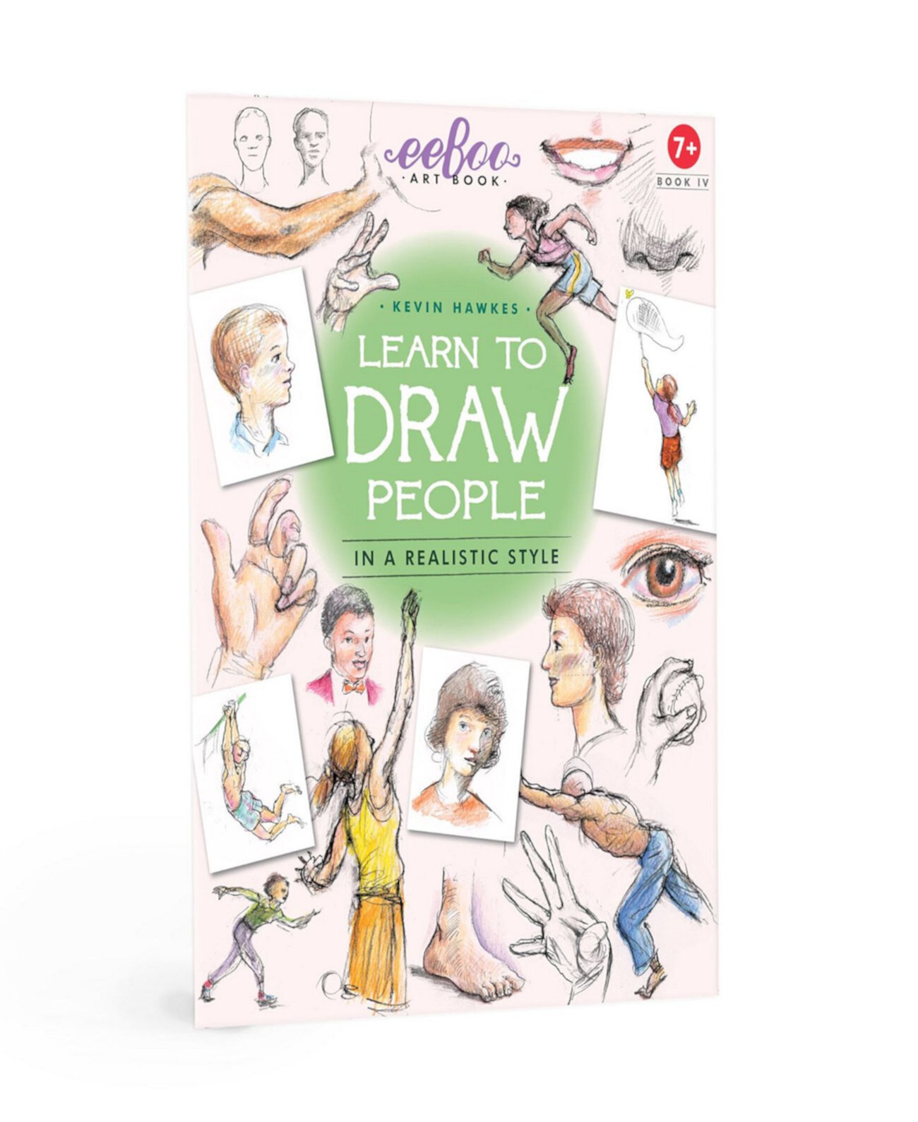Книга по искусству 4 Учитесь рисовать людей с Кевином Хоуксом EeBoo