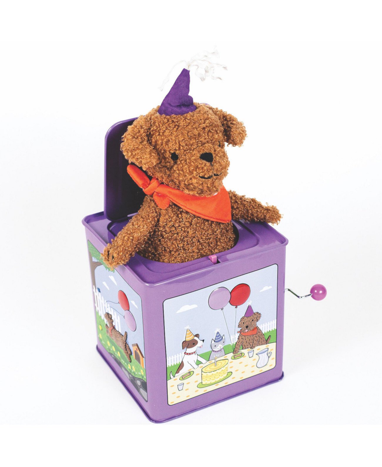 Игрушка-щенок на день рождения Джек в коробке Jack Rabbit Creations