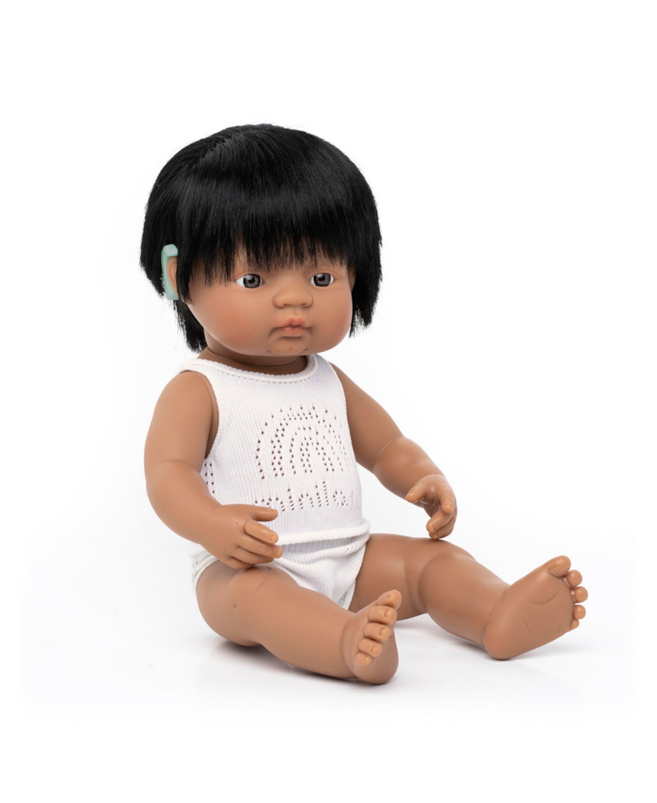 Испанская кукла Baby Boy 15 дюймов со слуховым аппаратом Miniland