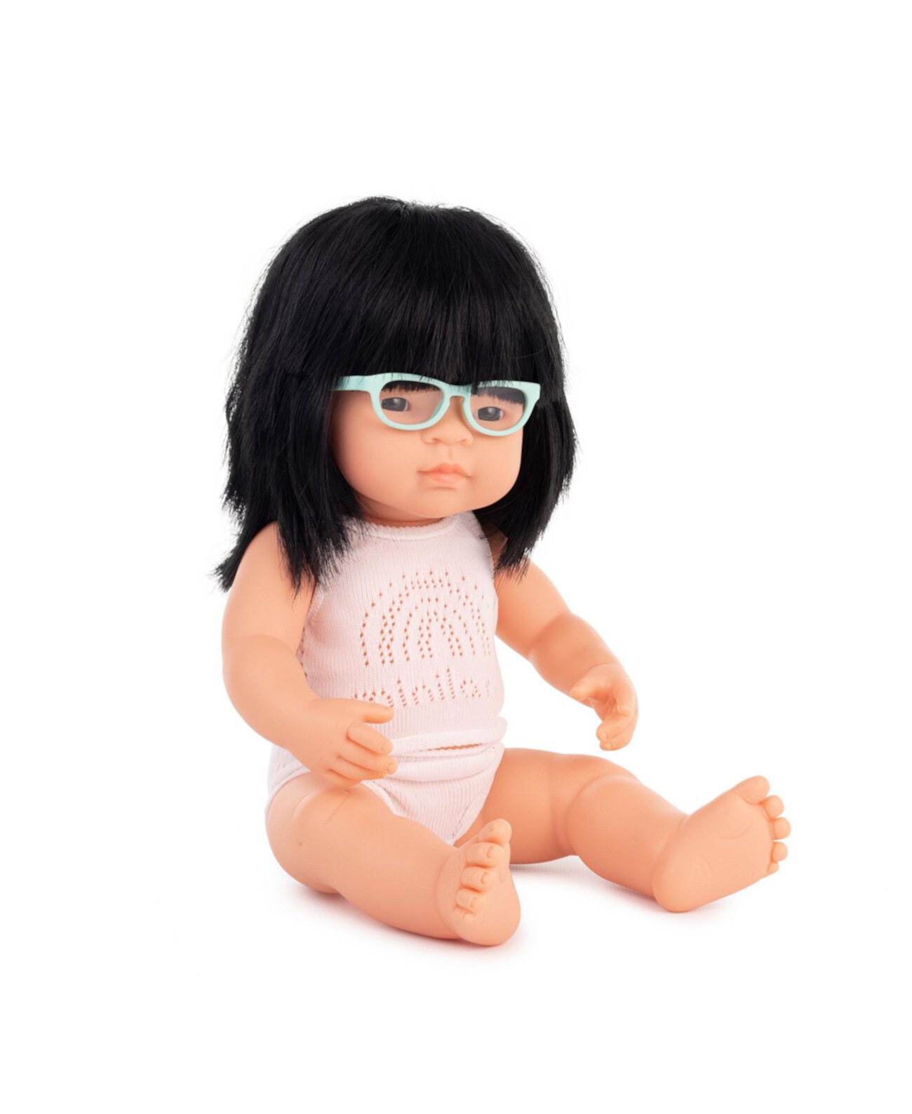 Игра Miniland Baby Girl 15'' Asian Doll with Glasses Miniland