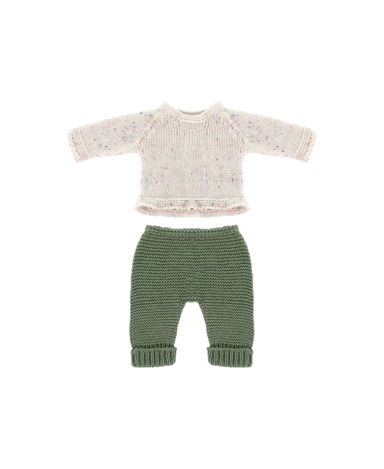 Вязаный наряд для куклы 12,62 дюйма — брюки-свитер Miniland