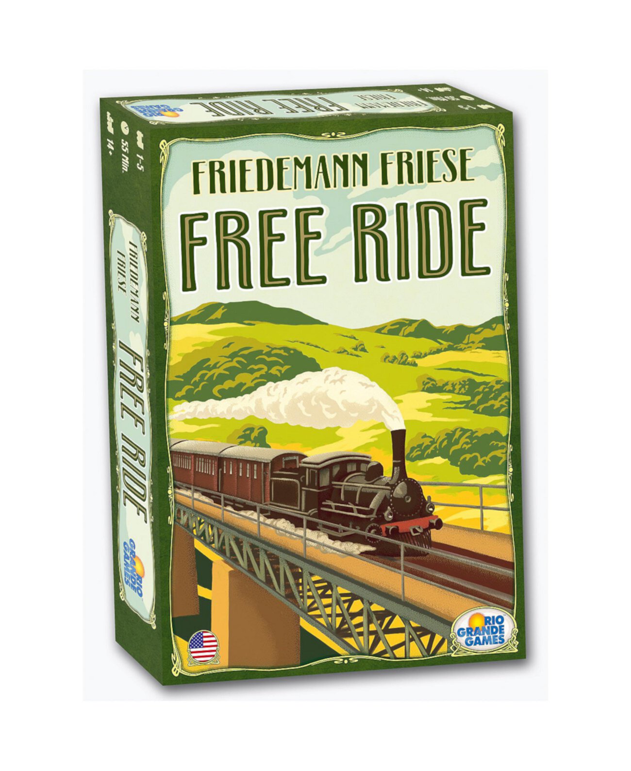 Игры: Настольная игра «Стратегия свободной езды на железной дороге» Rio Grande