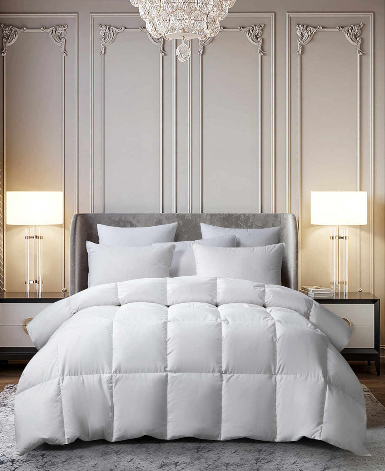 All Season Feather and Down Comforter, King Beautyrest