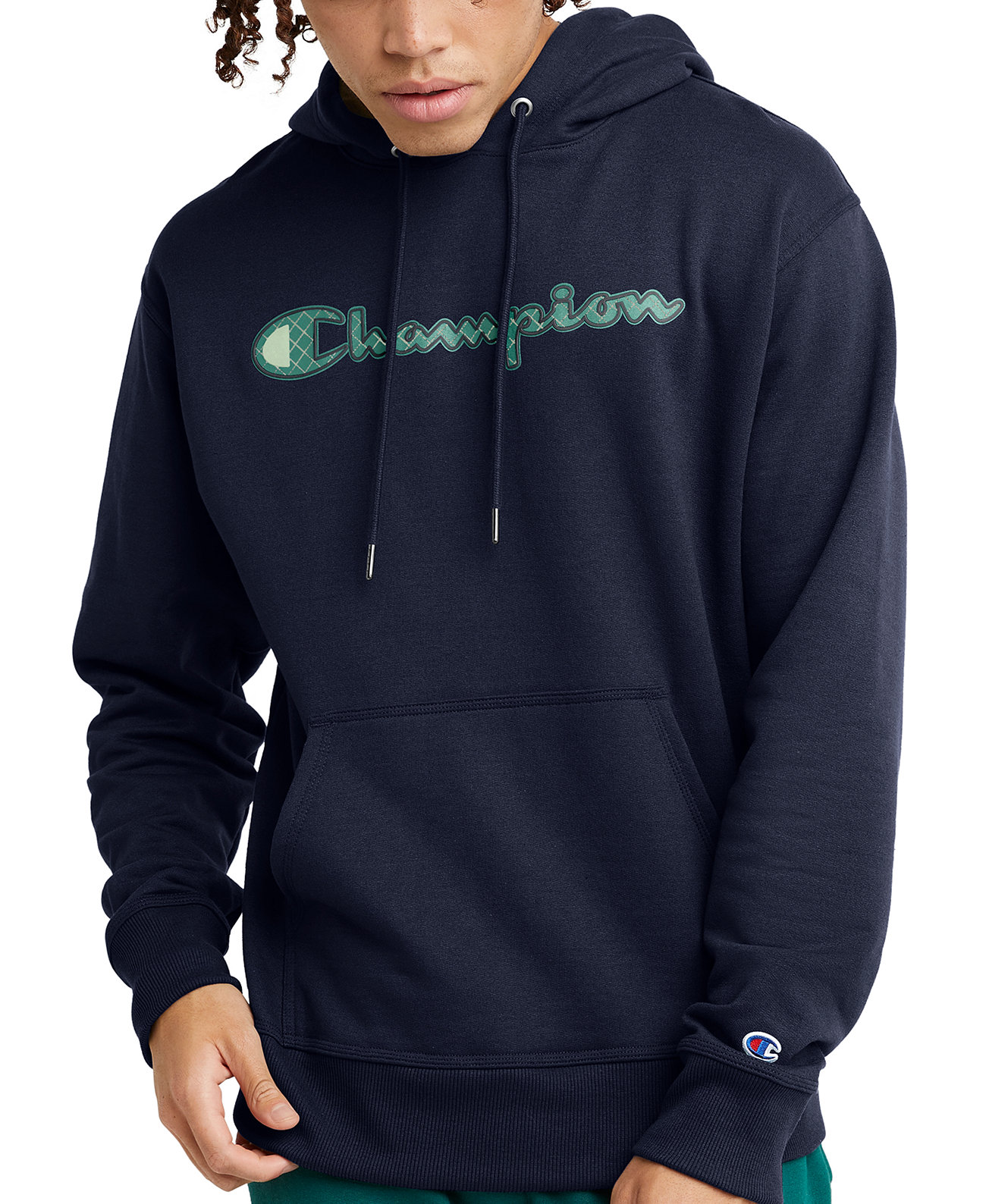 Мужская толстовка Powerblend с логотипом и графикой Champion