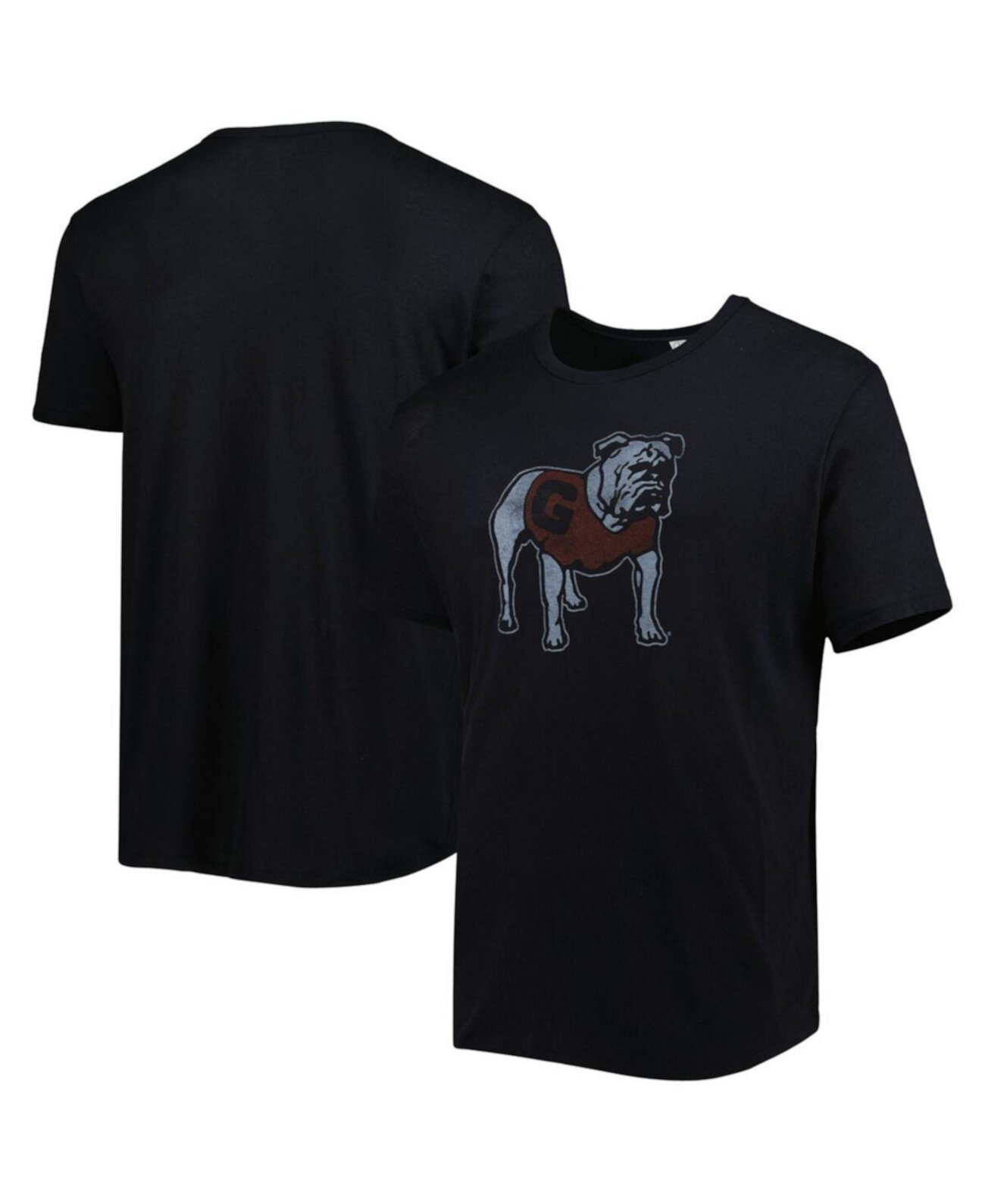 Мужская черная футболка с логотипом Georgia Bulldogs в винтажном стиле Alternative