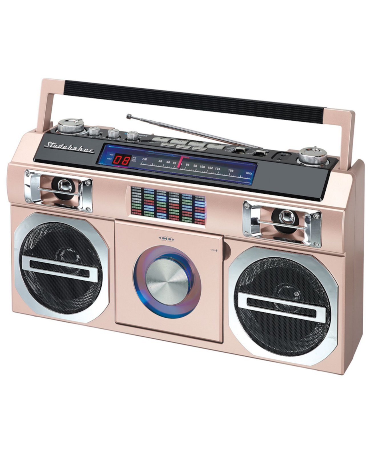 SB2145RG Retro Street Bluetooth Boombox 80-х с FM-радио, CD-плеером Studebaker