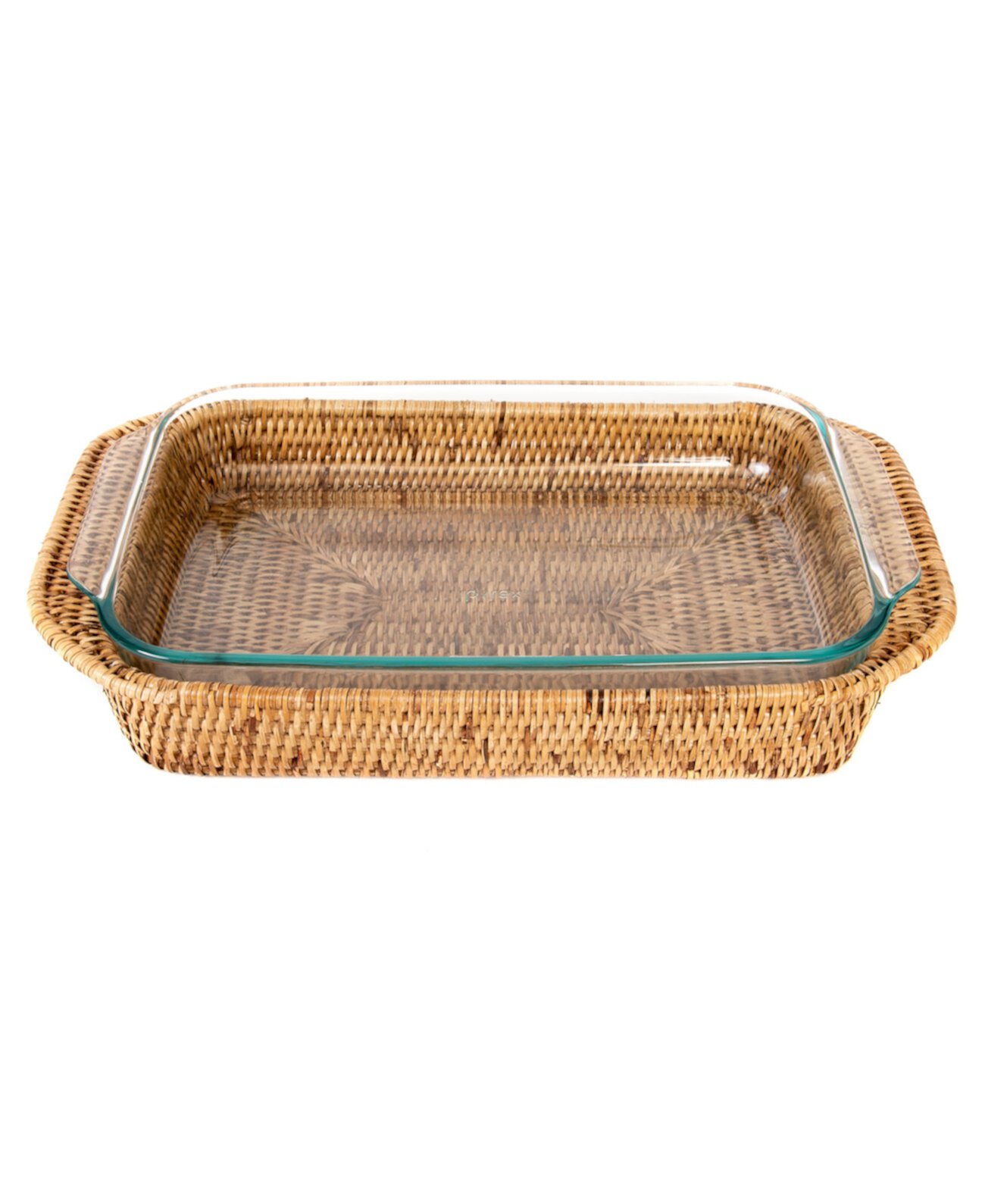 Rectangular Baker Basket with Pyrex Artifacts Trading Company