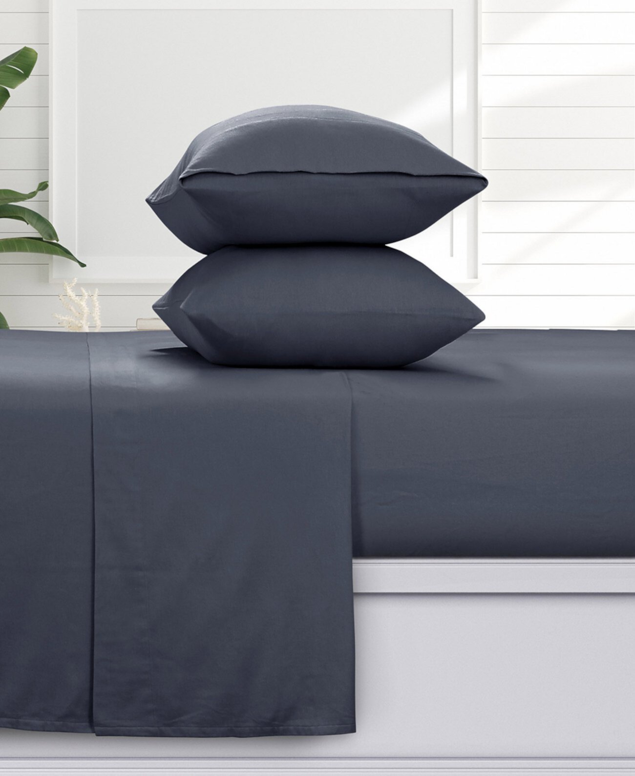 Solid 170-GSM Flannel Extra Deep Pocket 3 Piece Sheet Set, Twin Azores Home