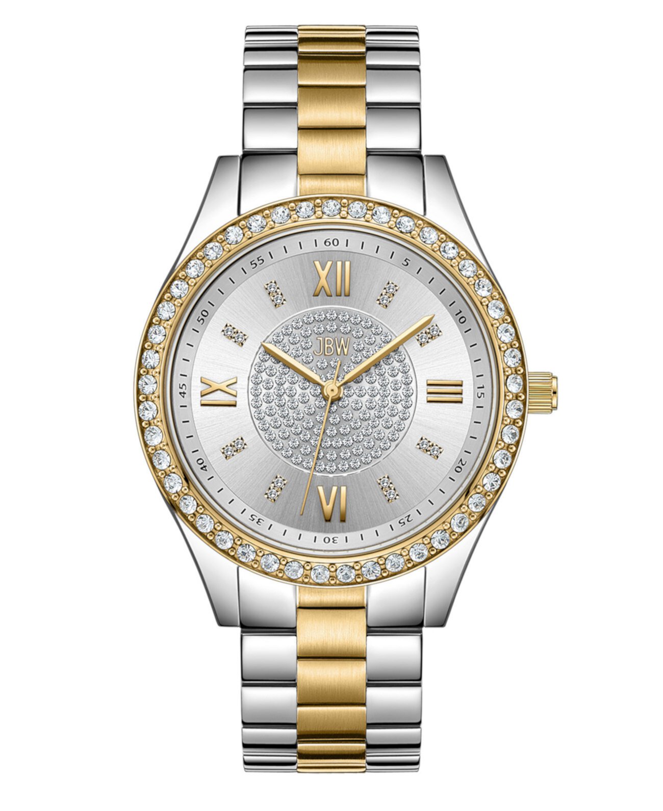 Механические часы JBW Women's Mondrian Diamond (1/6 ct.t.w.) из нержавеющей стали JBW