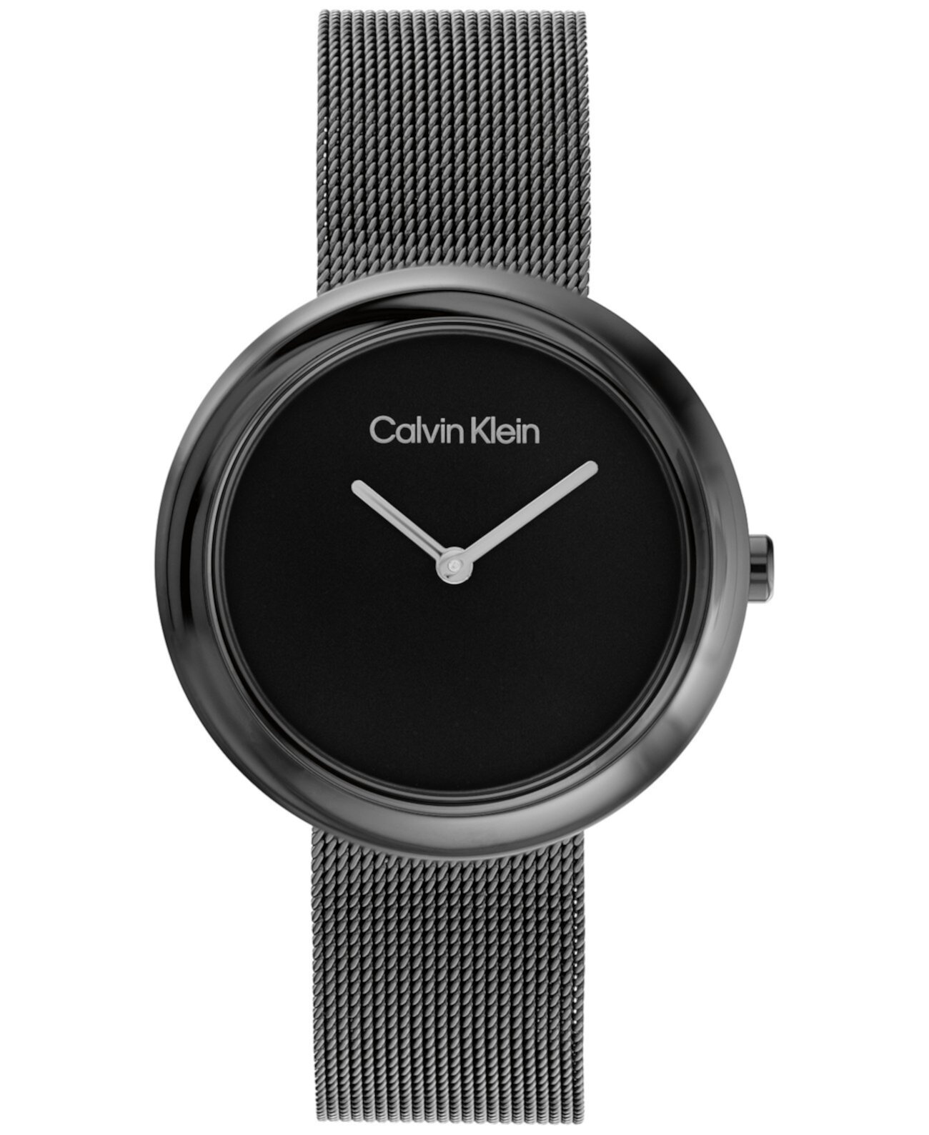 Черные часы-браслет из нержавеющей стали 34 мм Calvin Klein