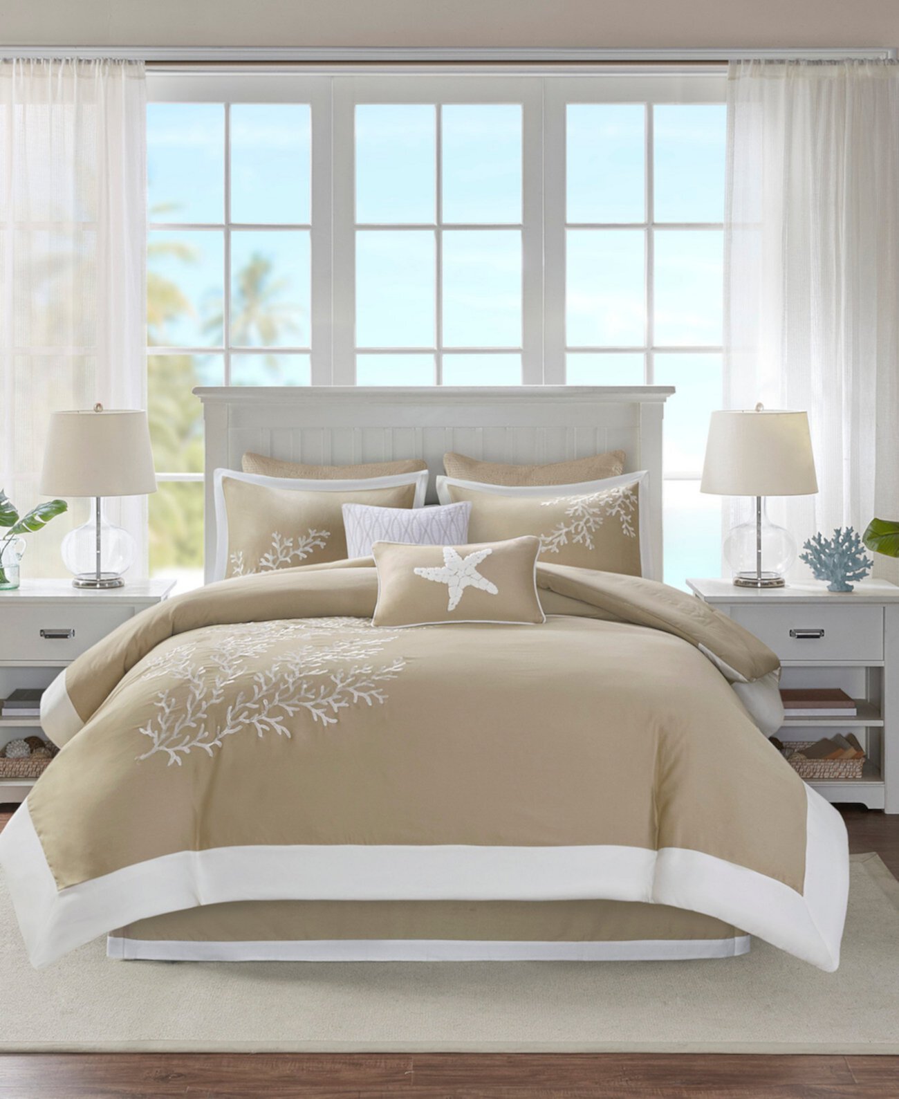 Coastline 6-Pc. Queen Comforter Set Harbor House