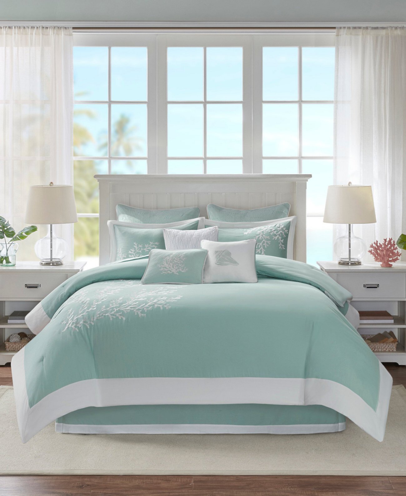 Coastline 4-Pc. Full Comforter Set Harbor House