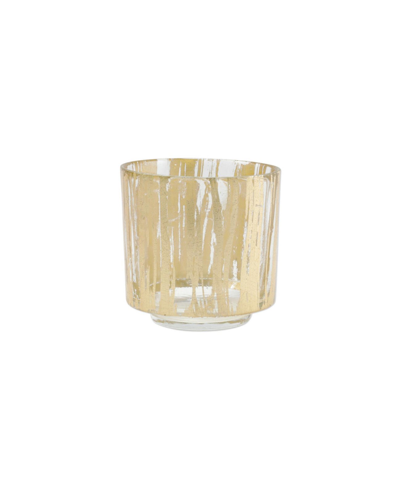 Rufolo Glass Gold Brushstroke Votive VIETRI