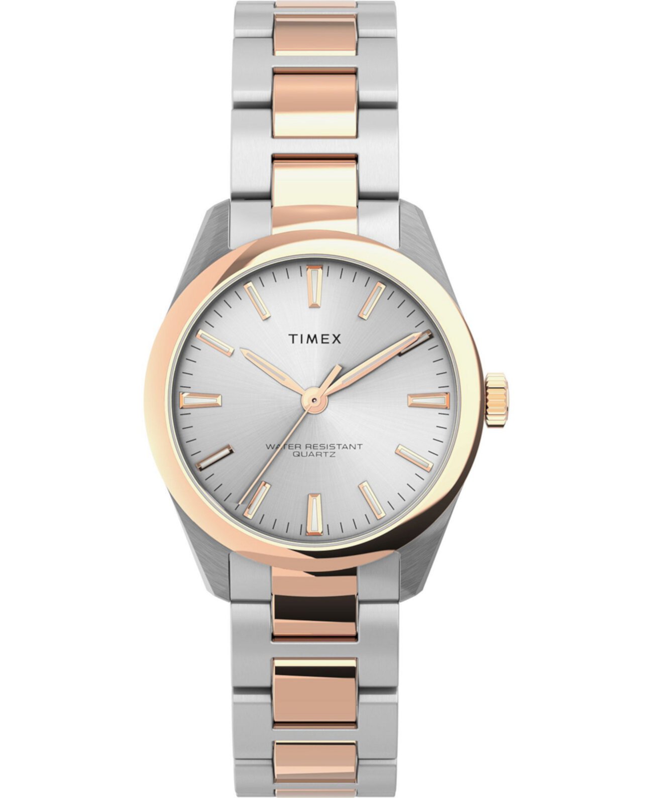 Смарт часы Timex Women's City с браслетом из нержавеющей стали двухцветный 32мм Timex