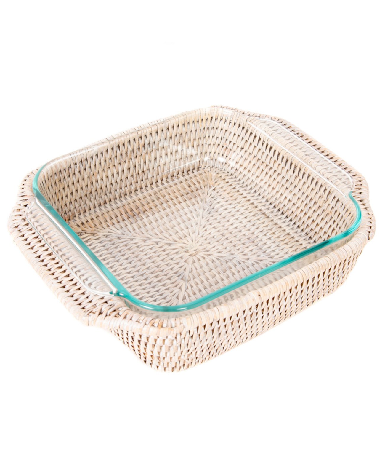 Square Baker Basket with Pyrex Artifacts Trading Company