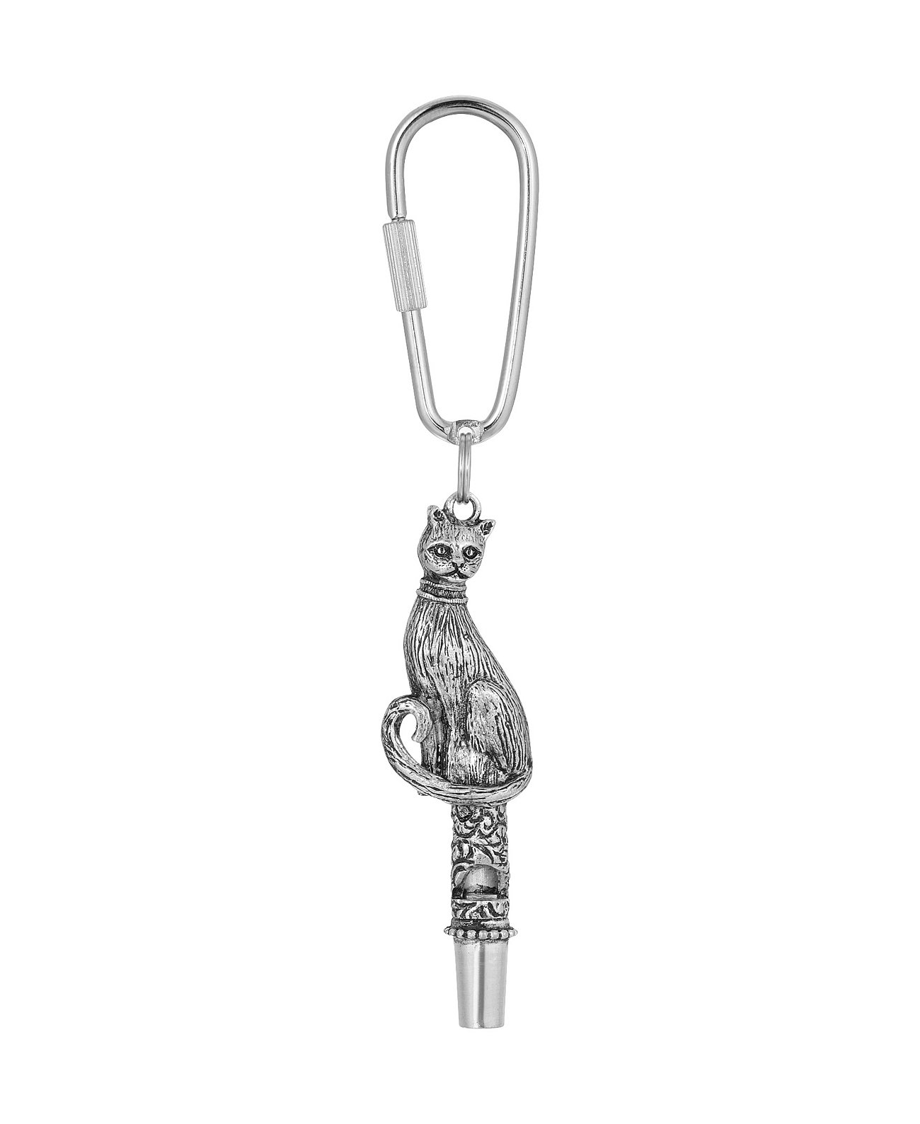 Брелок с карабином 2028 Women's Pewter Cat Whistle 2028