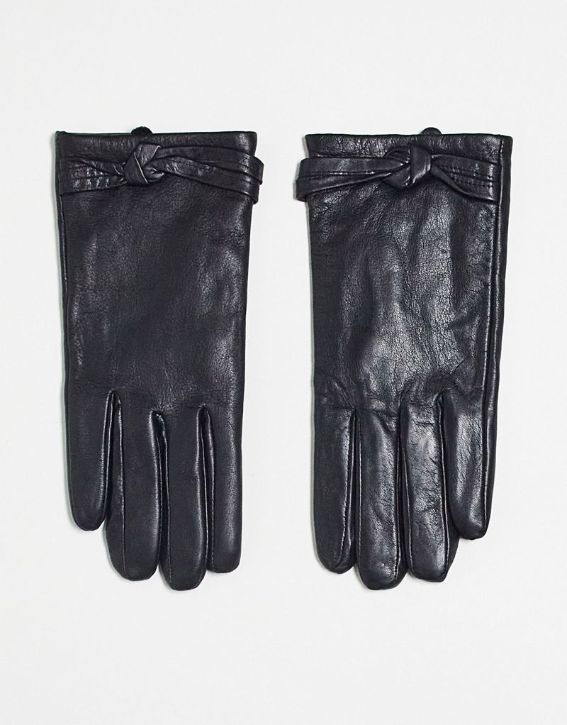 Черные кожаные перчатки Boardmans Boardmans