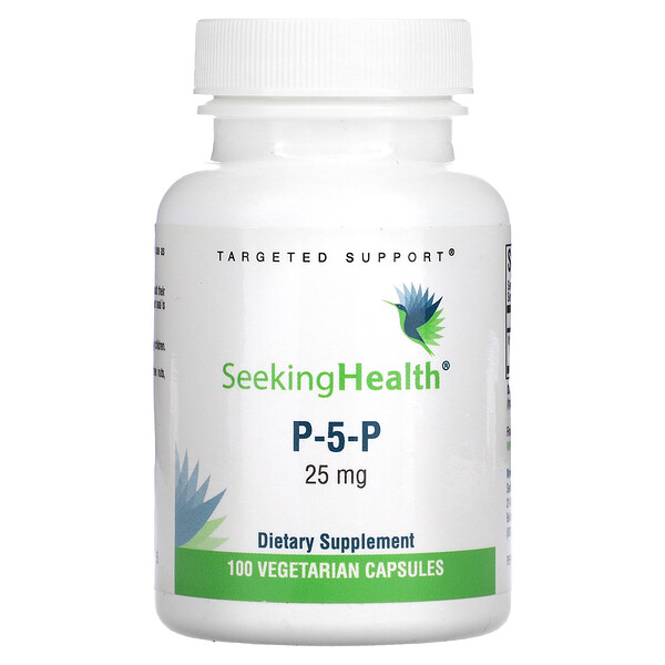 P-5-P, 25 мг, 100 растительных капсул - Seeking Health Seeking Health
