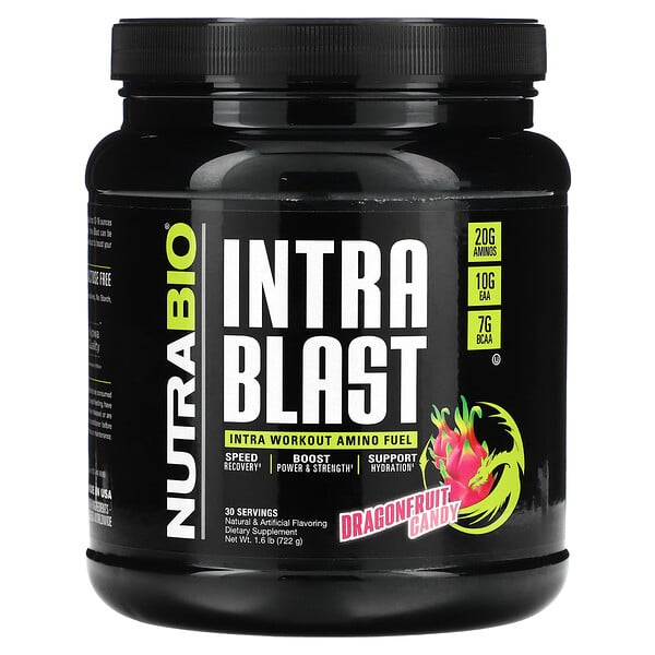 Intra Blast, Amino Fuel для тренировок, конфеты из драконьего фрукта, 722 г (1,6 фунта) NutraBio