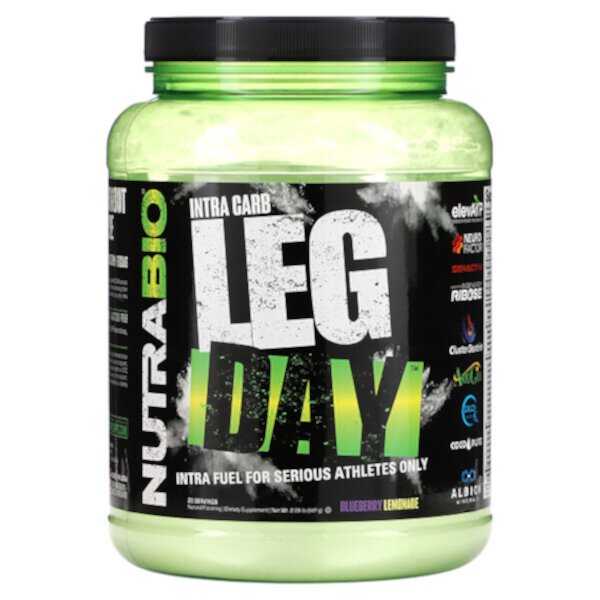 Intra Carb Leg Day, Blueberry Lemonade, 2.09 lb (Фунты) (947 g) NutraBio