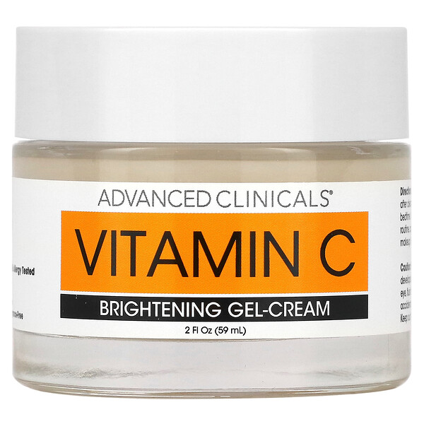 Vitamin C, Brightening Gel-Cream, 2 fl oz (59 ml) Advanced Clinicals