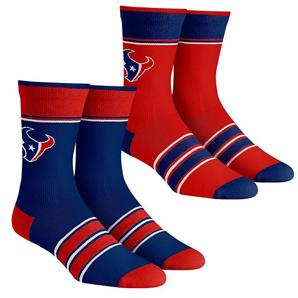 Детские носки Rock Em Socks Houston Texans с многослойной полоской, 2 пары Unbranded