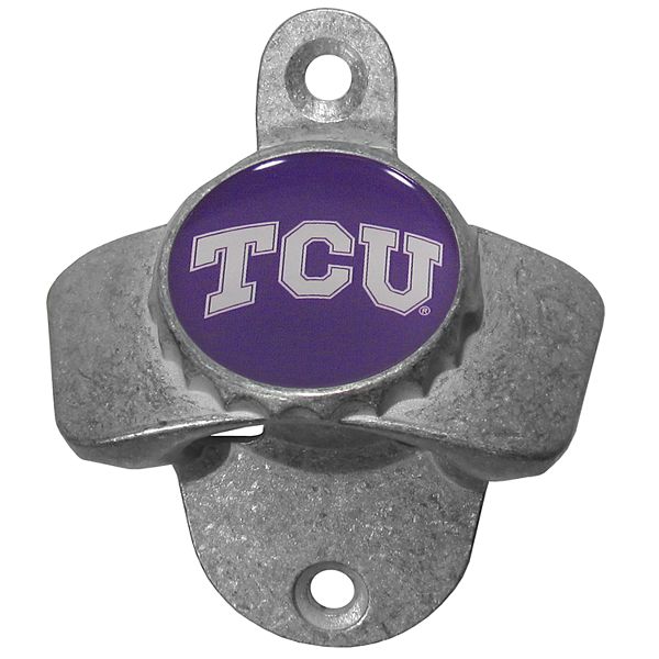 Настенная открывалка для бутылок TCU Horned Frogs из цинкового сплава, 7 см х 25 см х 7 см Siskiyou