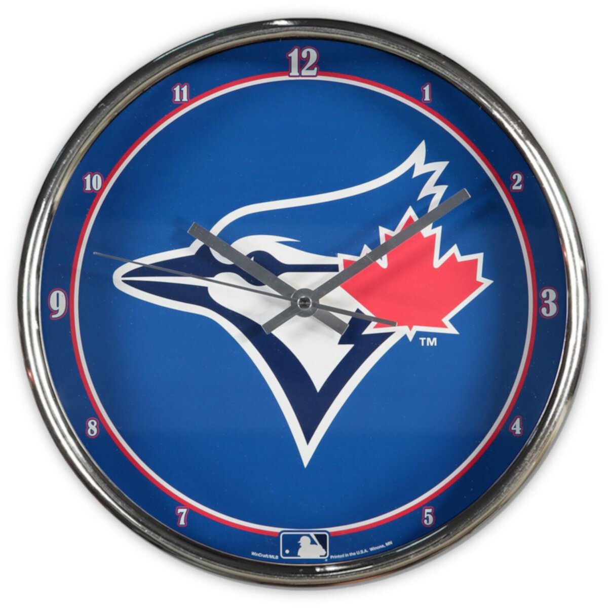 WinCraft Toronto Blue Jays Хромированные настенные часы Unbranded