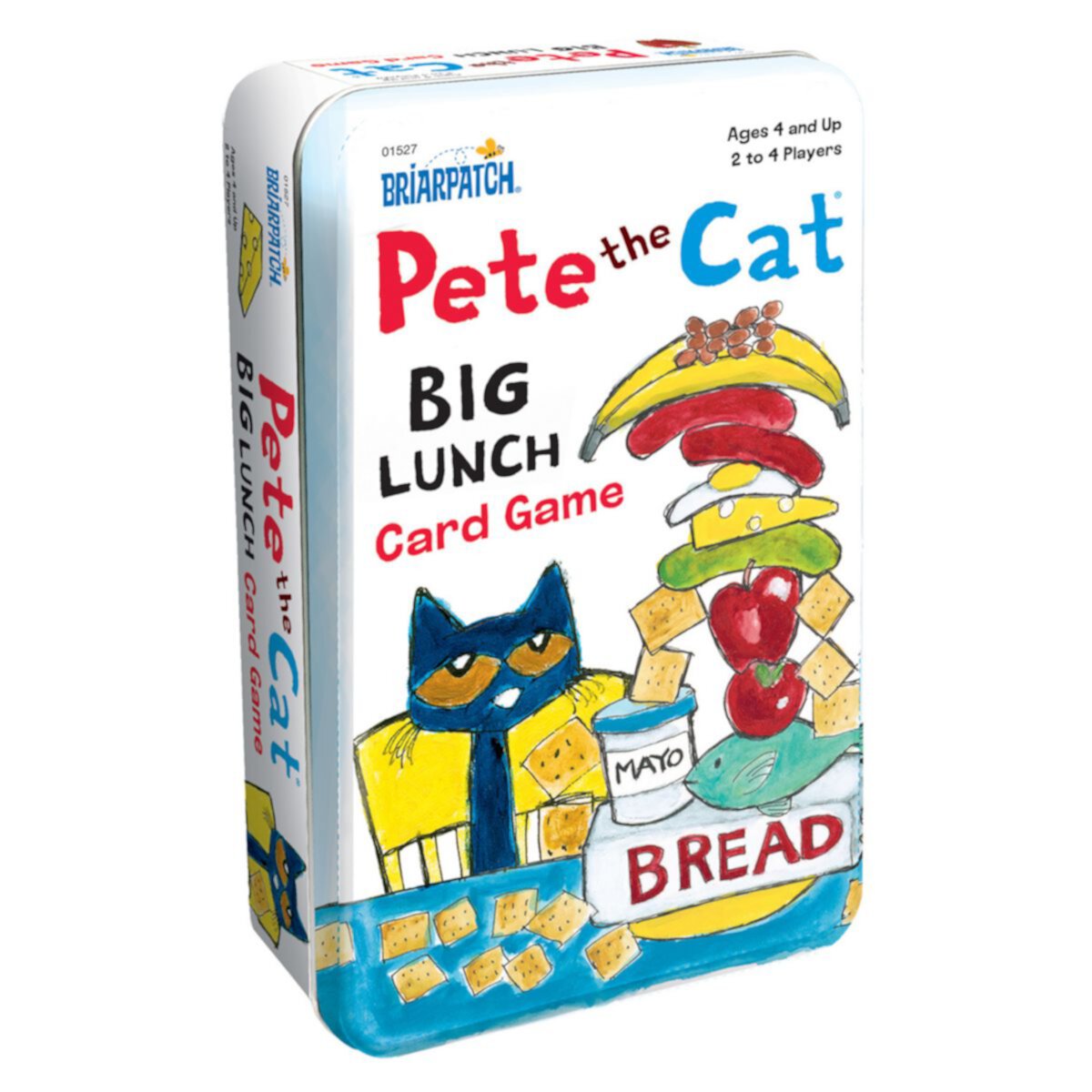 Briarpatch Pete the Cat Big Lunch Card Game Tin Briarpatch