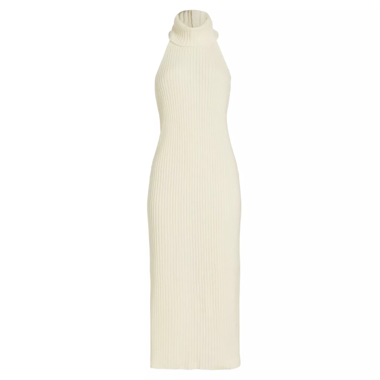 Шерстяное платье-свитер Estelle с лямкой на шее Piece of White