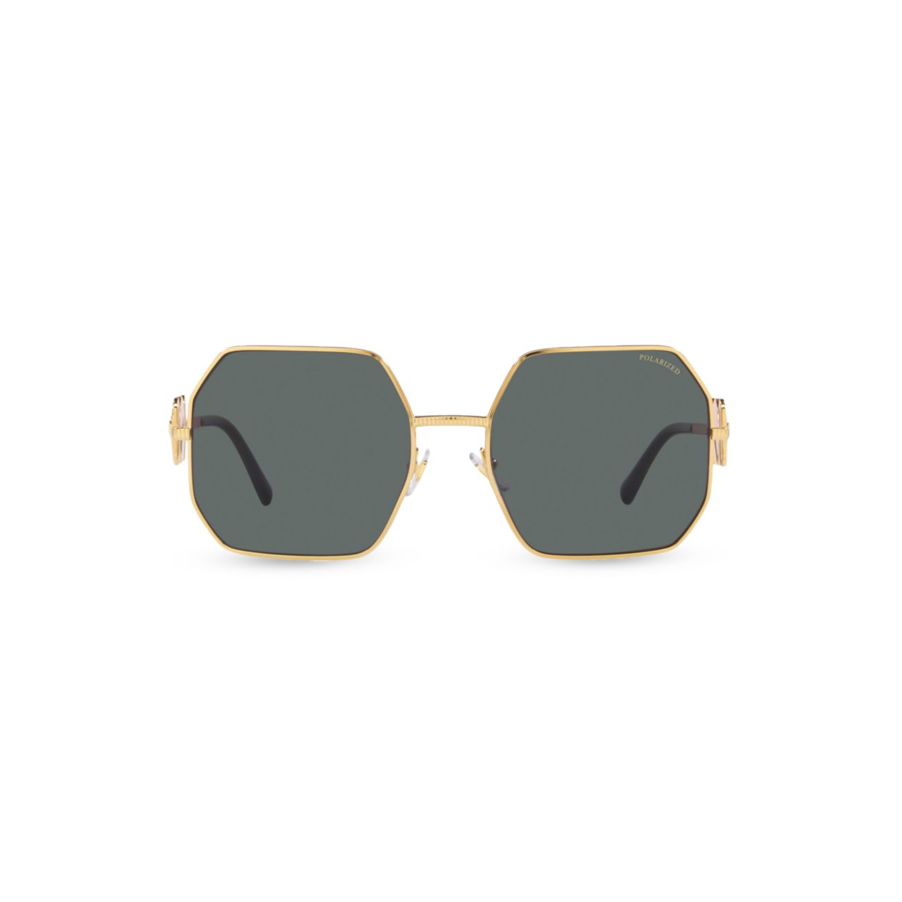 Солнцезащитные очки с геометрическим рисунком 58 мм Versace