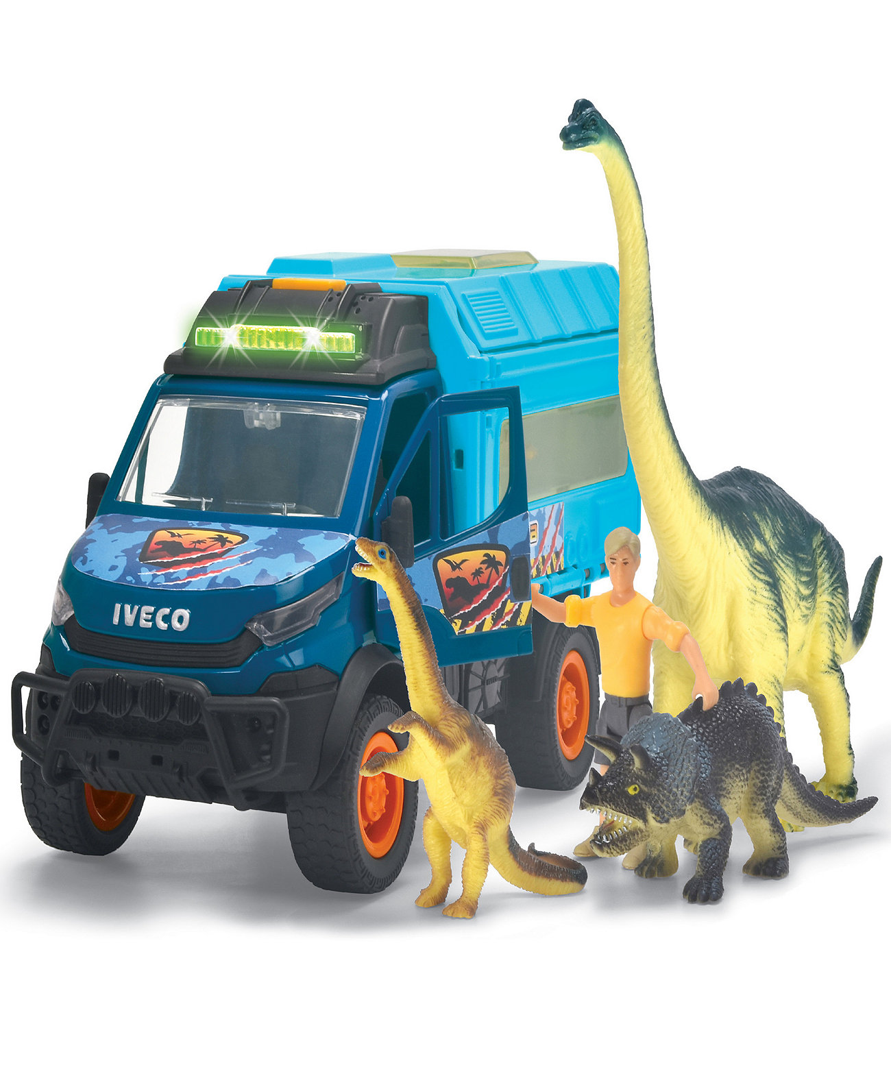 Dinosaur World Lab Light Sound Детский игровой набор из 5 предметов Dickie Toys