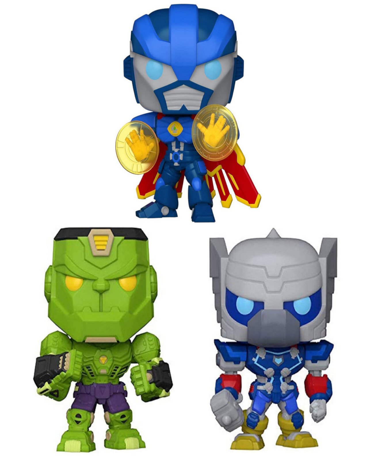 Коллекционный набор Marvel POP Marvel Mech Dr. Strange Hulk and Thor, 3 предмета Funko