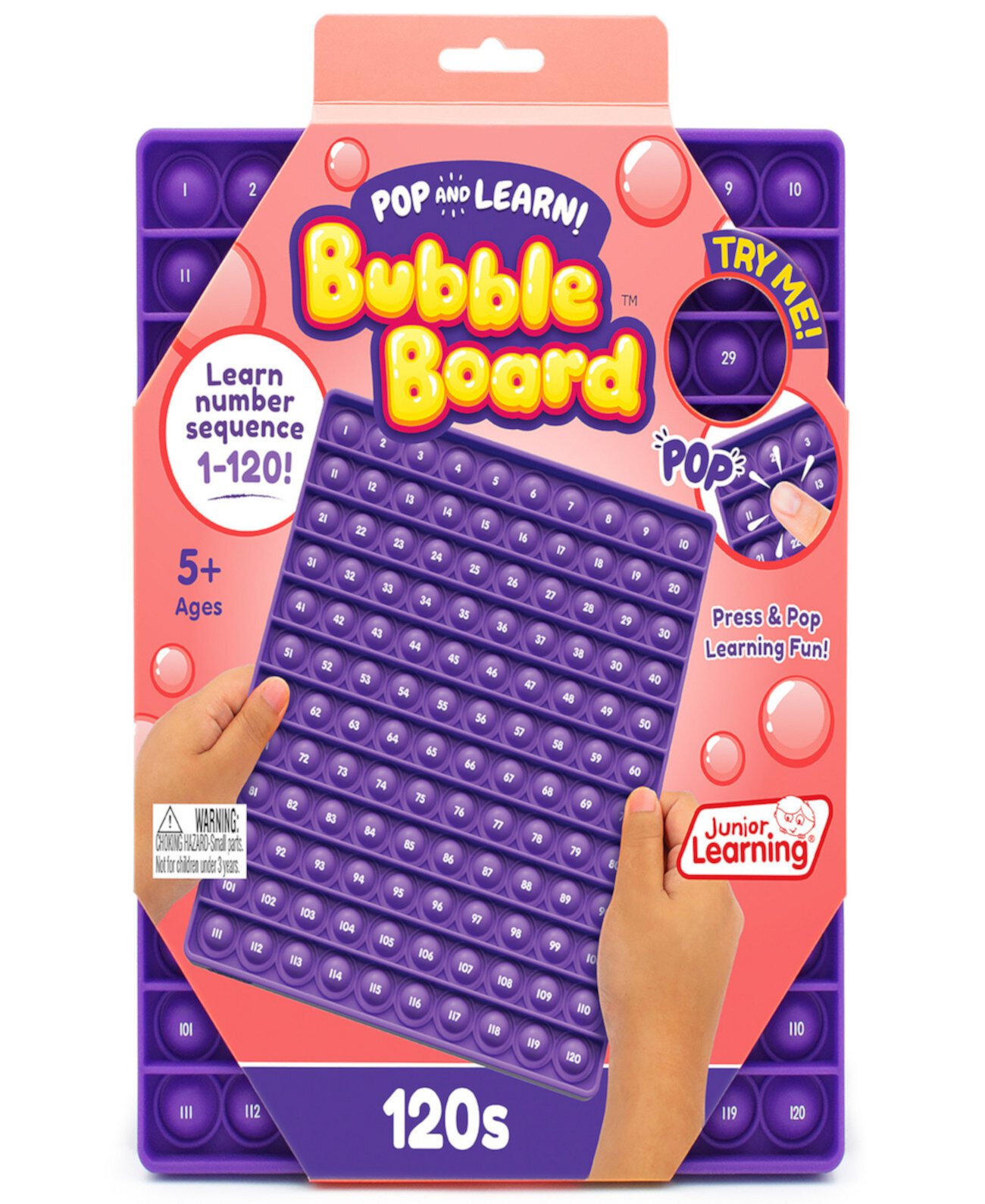 Пузырьковая доска 120 сек. Pop Learn Bubble Board