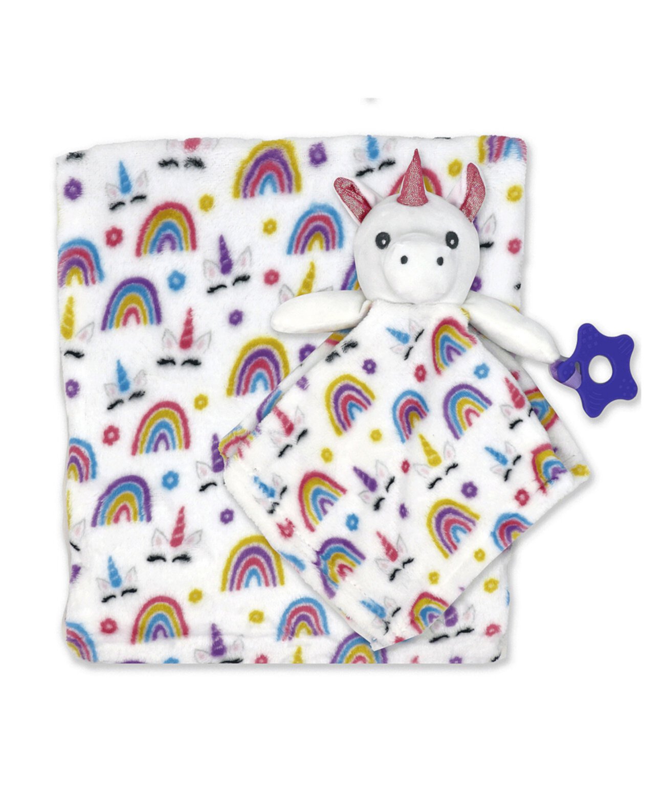 Одеяло для мальчиков и девочек, нуну и прорезыватель, набор из 3 предметов 3 Stories Trading
