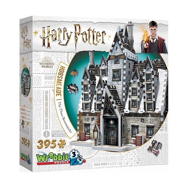 Головоломка Wrebbit Harry Potter Collection - Хогсмид - Три метлы 3D Пазл: 395 деталей Wrebbit