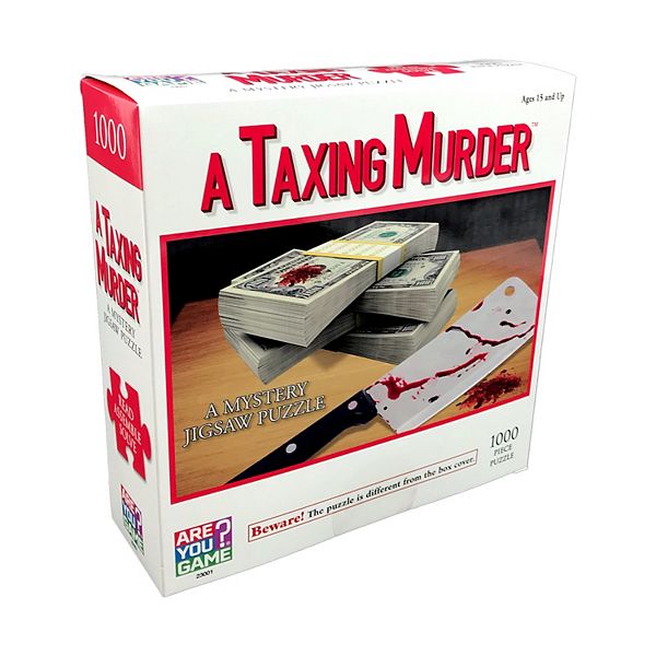 Головоломка Areyougame A Taxing Murder: 1000 частей Areyougame