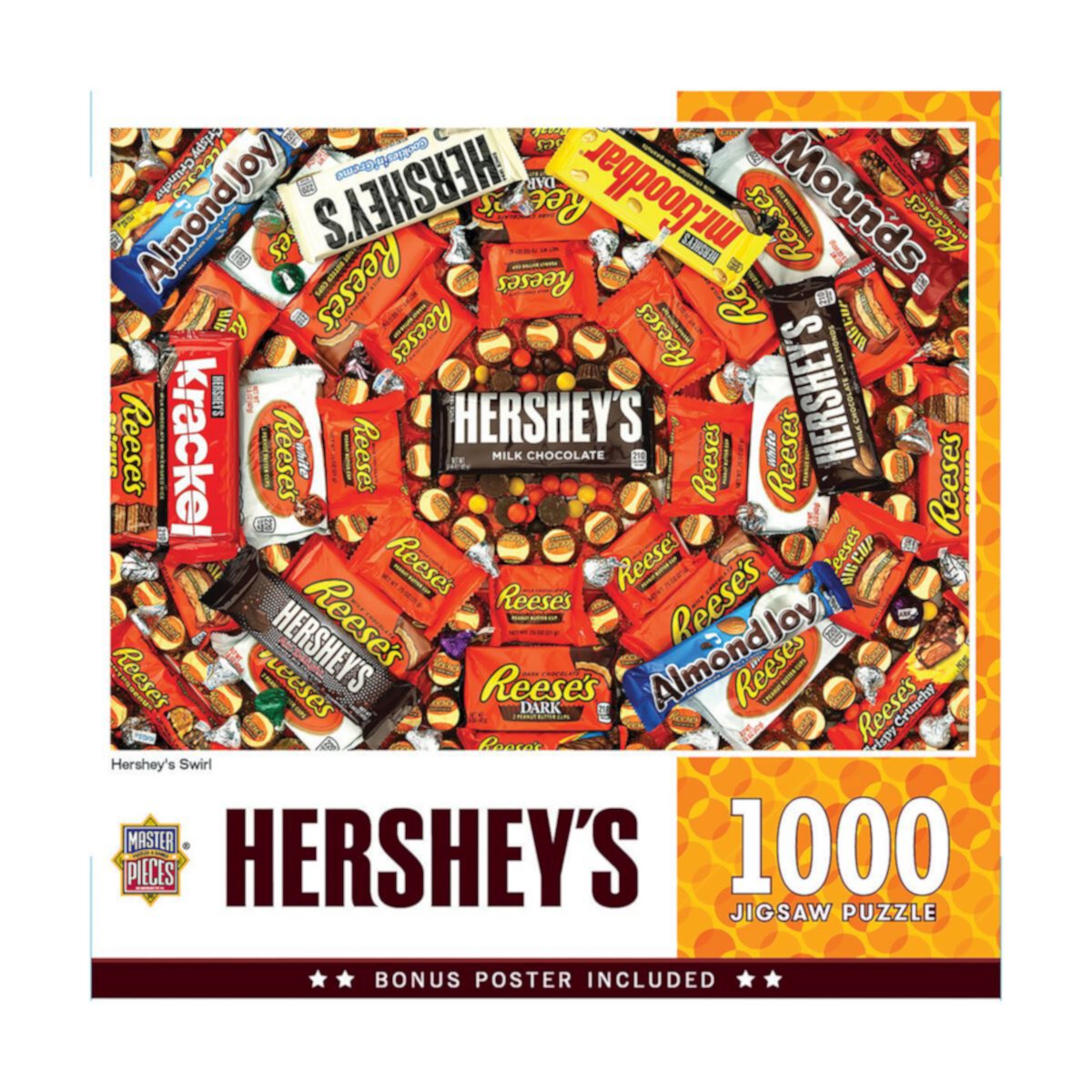 Пазл Hershey's Swirl из 1000 деталей Masterpieces Puzzles
