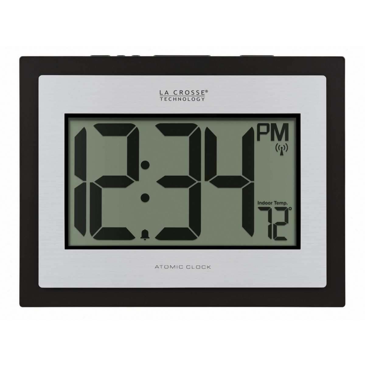 La Crosse Technology Atomic Digital Clock with Indoor Temperature La Crosse Technology