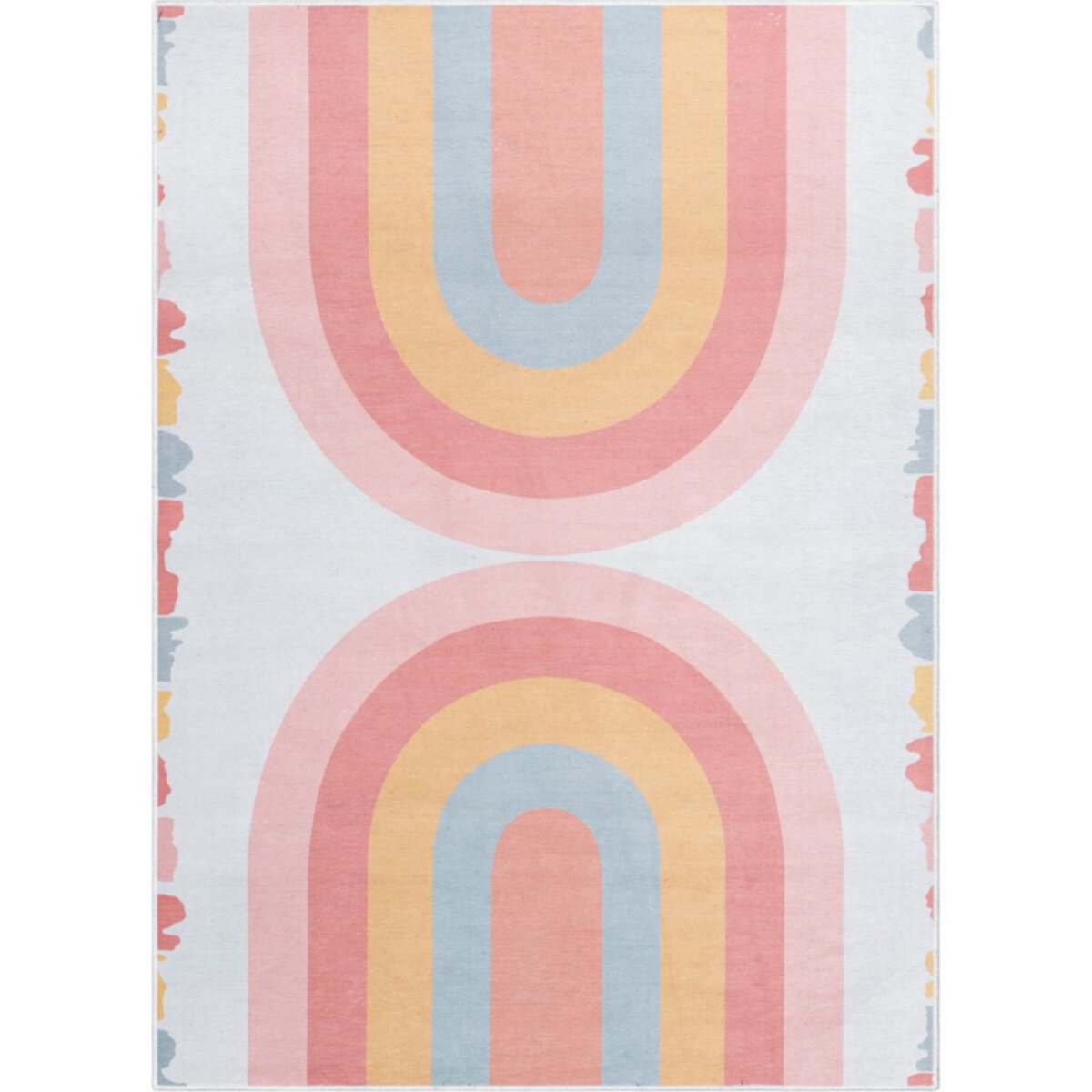 Well Woven Kids Crescent Rainbow Modern Area Rug WELL WOVEN