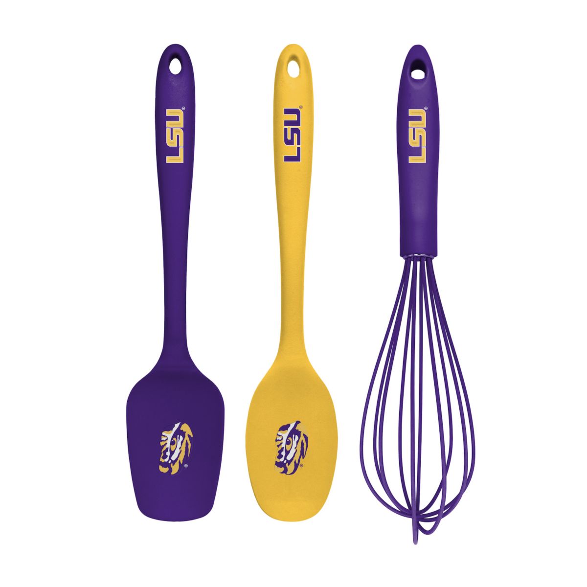 LSU Tigers 3-pc. Silicone Kitchen Utensil Set Unbranded