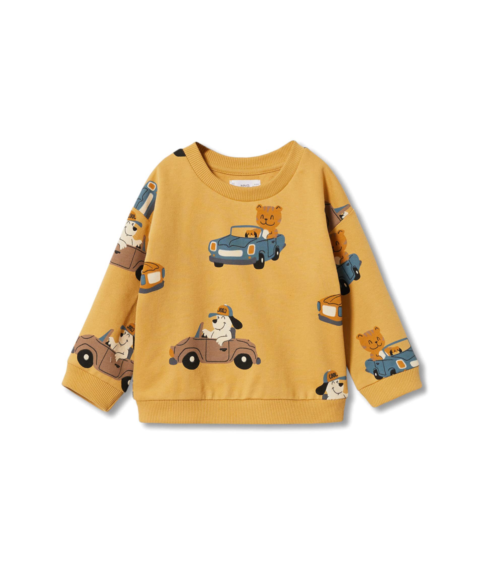 <b>MANGO</b> Kids Толстовка Boom (для младенцев/малышей/маленьких <b>детей</b>) .