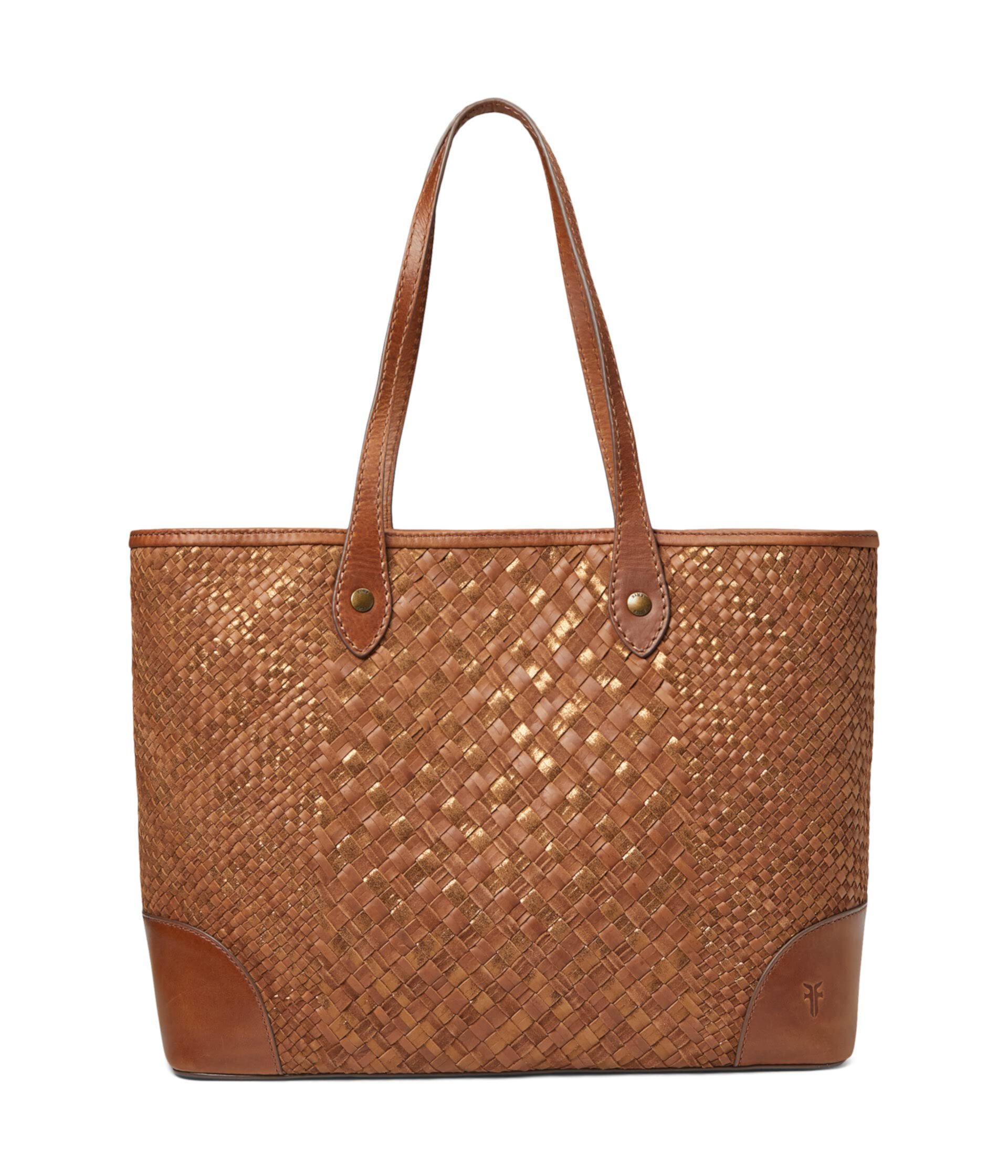 Плетеная сумка-шопер Melissa Metallic Basket Frye